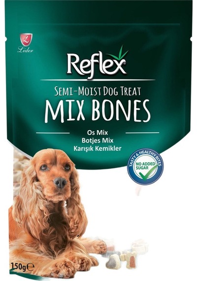 Reflex Semi-moist Köpek Ödülü Mix Bones 150 Gr