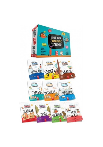 Model Yayınları Eğitici Şiirler Bilmeceler Tekerlemeler 10 Kitap