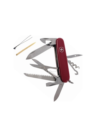 Victorinox Kamp Çakı 1.3713 Huntsman 15 Fonksiyon Kırmızı İsviçre Kırmızı