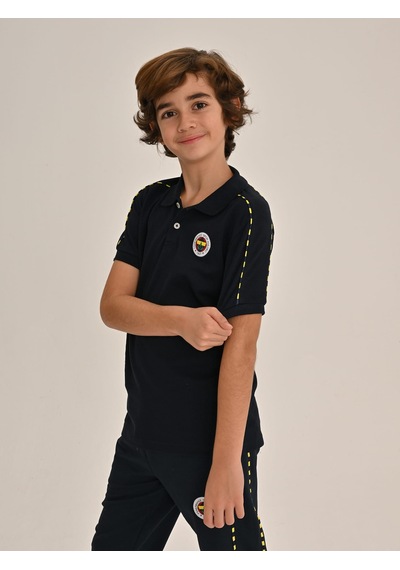 Fenerbahçe Lacivert Tribün Basic Çocuk Polo Tshirt Fb Laci Yeni