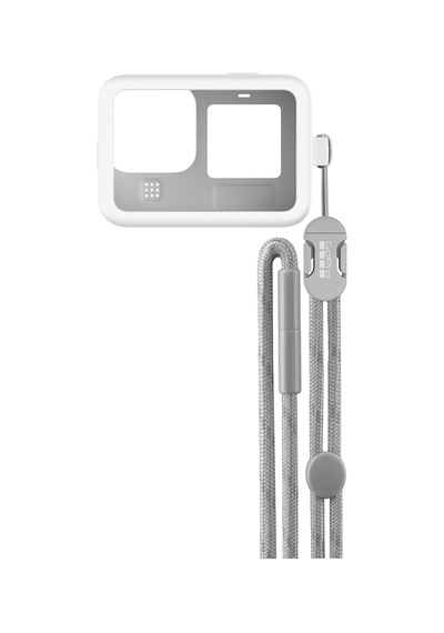 Gopro Kılıf + Taşıma Bandı Beyaz Hero10 Black/hero9 Black