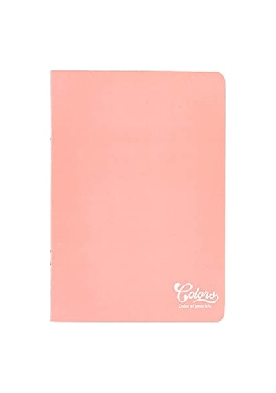 Colors A5 60 Yaprak Çizgili Defter, Pembe Açık Gri