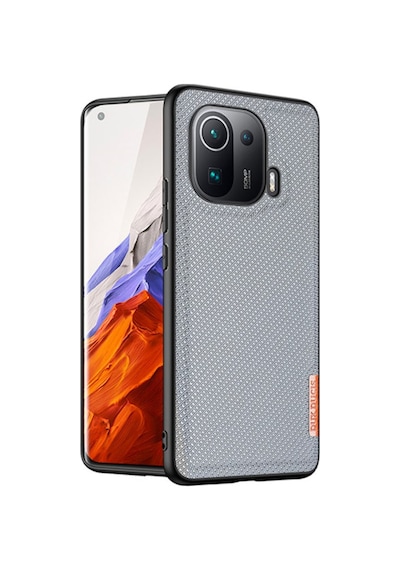 Dux Ducis Fino Serisi Xiaomi Mi 11 Pro Kilif Premium Kumas 305111124 - Renk / Gri Dux Ducis Fino Serisi Xiaomi Mi 11 Pro Kilif Premium Kumas 305111124 - Renk / Gri