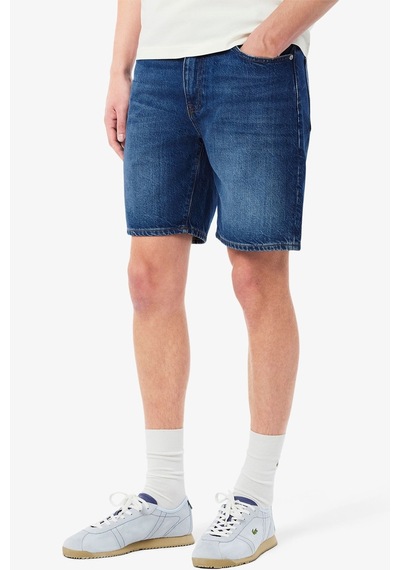 Lacoste Men's Straight Fit Denim Dark Blue Bermuda Jean Shorts Erkek Düz Kesim Bermuda Kot Şort Koyu Mavi Lacoste Men's Straight Fit Denim Dark Blue Bermuda Jean Shorts Erkek Düz Kesim Bermuda Kot Şort Koyu Mavi