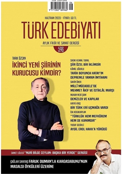 Türk Edebiyatı 596.sayı Haziran 2023