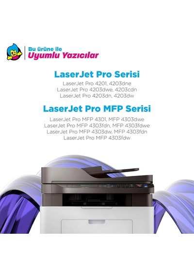 Hp Color Laserjet Pro Mfp 4303dw Uyumlu Toner Takımı / Hp 230a W2300a