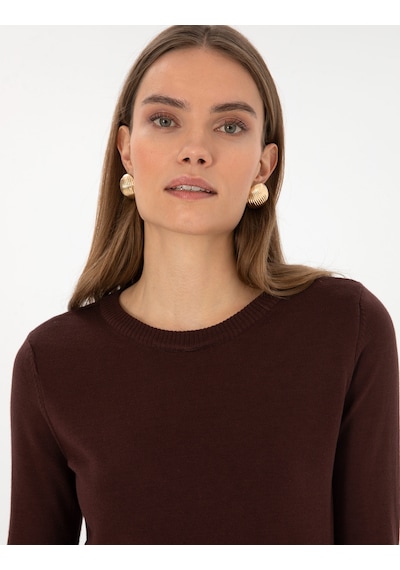 Pierre Cardin Kadın Kahverengi Kazak /triko 50315758-vr029 Kahverengi Pierre Cardin Kadın Kahverengi Kazak /triko 50315758-vr029 Kahverengi