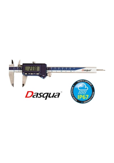 Dasqua 2015-1005 Yağ, Su, Toz Geçirmez 0-150Mm Dijital Kumpas