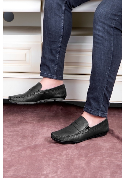 Artsy Hakiki Deri Erkek Günlük Ayakkabı, Rog Loafer Ayakkabı