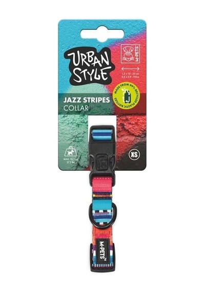 Urban Style Jazz Strıpes Boyun Tasması Xs Çok Renkli