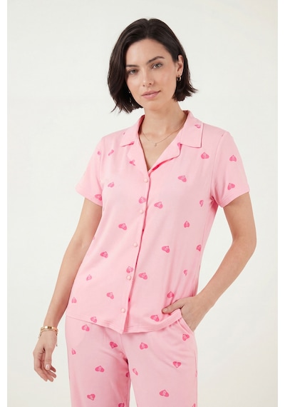 Lela Bayan Pijama Takımı 65750101y Açık Pembe