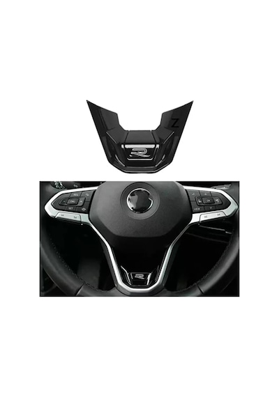 Vw Passat B8.5 Direksiyon R Logo Siyah 2019-2025 Siyah
