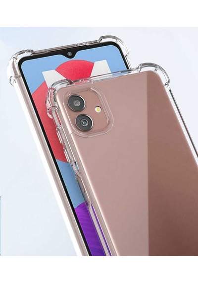 Galaxy Uyumlu A04 Kılıf Nitro Anti Shock Silikon - Renksiz Renksiz Renksiz