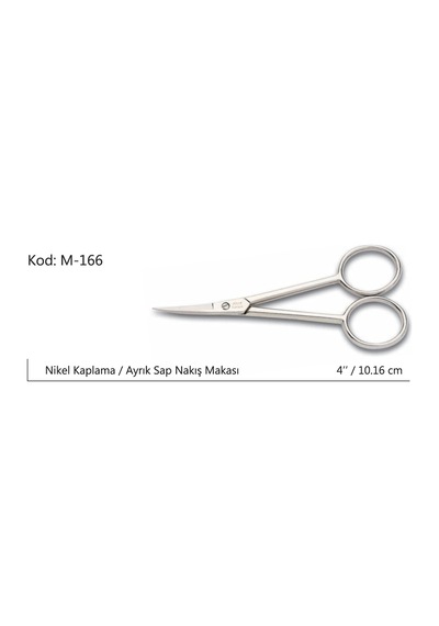 Rose Europe Ayrık Saplı Nakış Makası Süper Kalite No:4 10,16 Cm