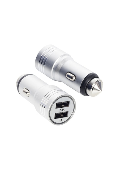 Powerway X-633 Çift Usb 2400 Ma Metal Çakmaklı Şarj Cihazı
