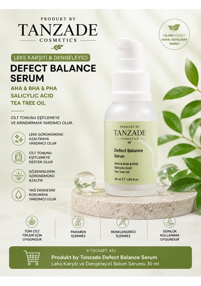 Produkt By Tanzade Defect Balance Serum 30 Ml Leke Karşıtı Ve Dengeleyici Bakım Serumu