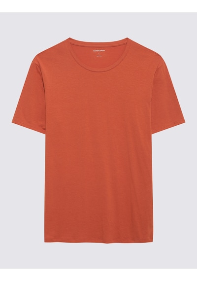 Marks & Spencer Supima Pamuk Pijama Üstü T07001601h Turuncu