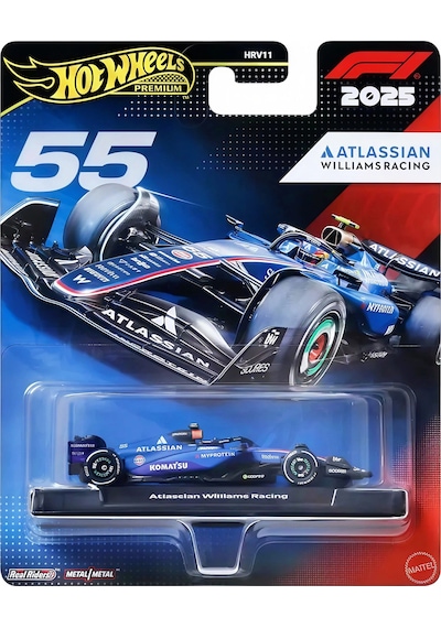 Hot Wheels Premium Formula 1 - Atlassian Williams Racing 2025 Jkd85