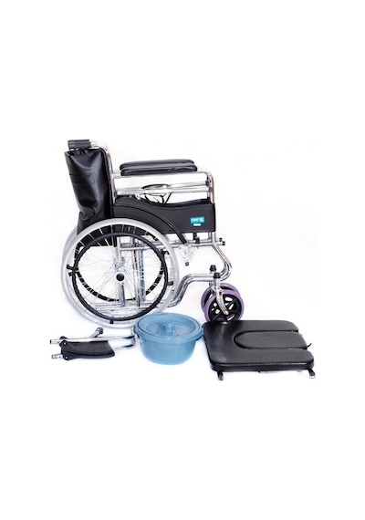 Medikaltec Comfort Plus Dm-680 Tuvalet Özellikli Tekerlekli Sandalye