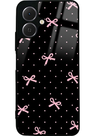 Tecno Spark Go 2 Pembe Kurdele Tasarımlı Glossy Telefon Kılıfı Çok Renkli