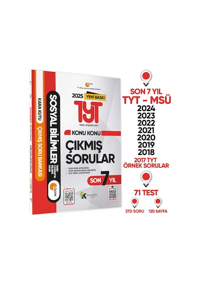 2025 Yks - Tyt Sosyal Bilimler Karakutu Konu Konu Çıkmış Soru Banka