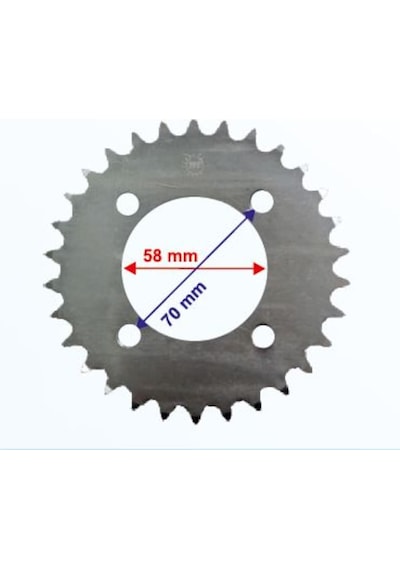 Svnmotor 150Kn-Mh Arka Dişli 428-30T Iç 58 Mm Öm (492637593)