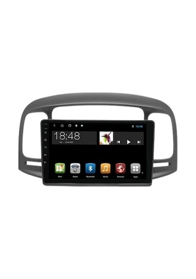 Hyundai Accent Era Siyah 2006-2012 8gb Ram 64gb Hafıza 8 Çekirdek Carplay Kamera Android Multimedya 9"