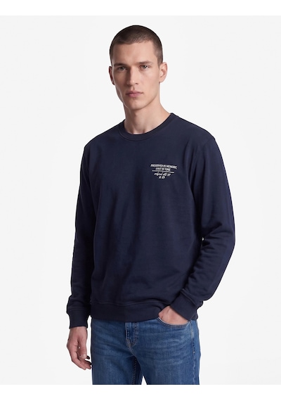 Koton Uzun Kollu Rahat Kalıp Üç İplik Şardonlu Pamuklu Bisiklet Yaka Arkası Baskılı Sweatshirt Lacivert 7wam70211mk Koton Uzun Kollu Rahat Kalıp Üç İplik Şardonlu Pamuklu Bisiklet Yaka Arkası Baskılı Sweatshirt Lacivert 7wam70211mk