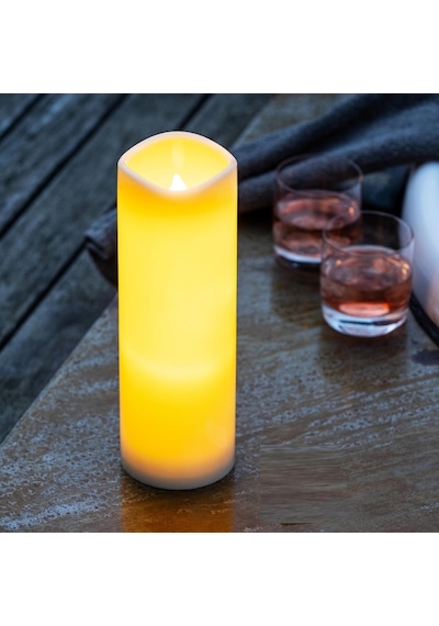 Yüksek Kalite 11 Adet 15 Cm Led Işıklı Mum Gün Işığı Alev Efektli Titrek Yanan Led Mum Büyük Boy