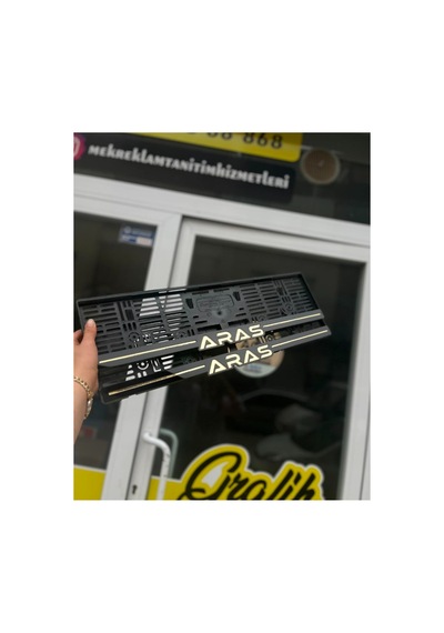 Çizgili Sarkık Altın Model Plakalık Uyumlu - 665427317