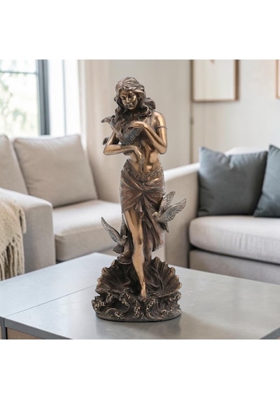 Dekoratif Afrodit Biblo Wise Veronese Antik Yunan Mitolojisi Poliresin Obje 28 Cm .