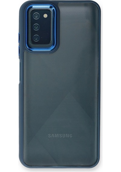 Gld-spt- Newface Samsung Uyumlu Galaxy A03s Kılıf Dora Kapak - Mavi