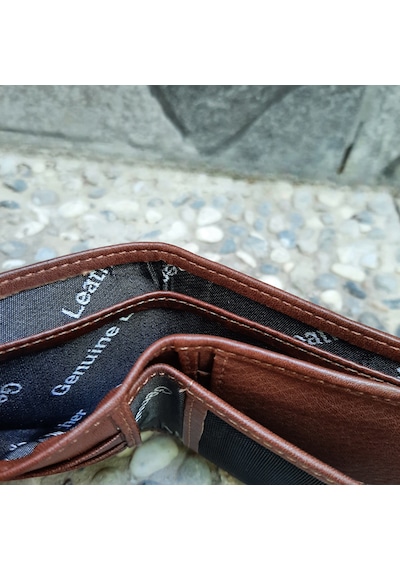 Gvnbag Hakiki Deri Erkek Bozuk Para Gözlü Taba Cüzdan Gvn-0130
