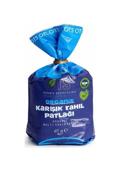 Ots Organik Karışık Tahıl Patlağı 60 gr (Organik Sertifikalı, Pestisit Analizli)