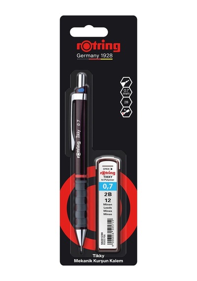 Rotring Tikky Versatil Bordo 0.7 Mm + Uç - 7 Adet Tarı
