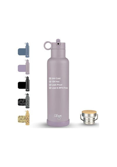 Ayrex Yalıtımlı Paslanmaz Çelik Su Şişesi, 750 Ml, Bpa Ve Kurşun İçermez, Sızdırmaz Pipet/şişe Kapağı, Sı Genel
