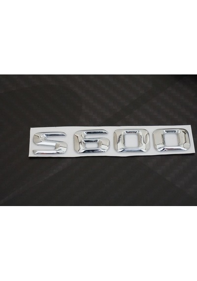 S600 Bagaj Krom Metal 3M 3D Yazı Logo