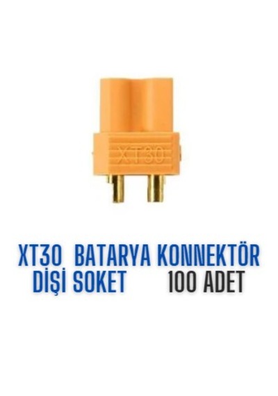 Xt30 Batarya Konnektör Dişi Soket 100 Adet