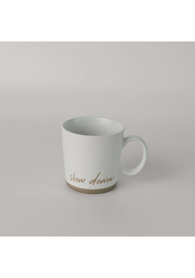 Linens Maxim Slow Seramik 400 Ml Kupa Naturel Naturel