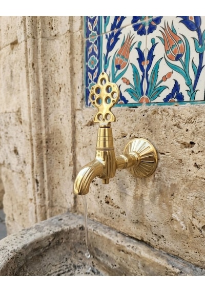 Osmanlı Musluğu - 1/2 Nostaljik , Osmanlı Stili Dekoratif Çeşme ,bahçe ,hamam ,banyo Musluğu