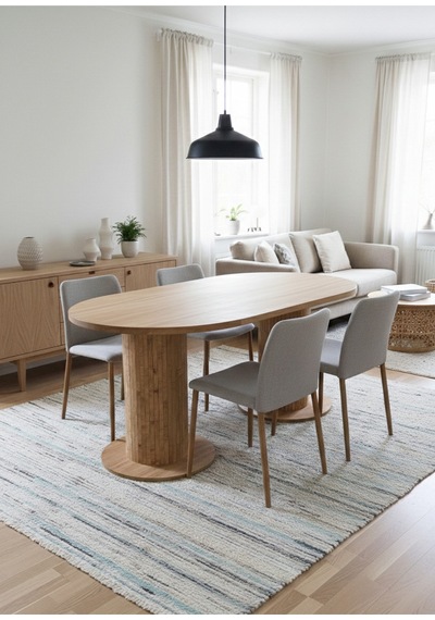 Oslo 180x90x74cm 36mm Kalın Kenarlı Oval Beyaz Sütunlu Mutfak Masası Sandalye Yok Sadece Masadır Atlantik Çam Oslo 180x90x74cm 36mm Kalın Kenarlı Oval Beyaz Sütunlu Mutfak Masası Sandalye Yok Sadece Masadır Atlantik Çam