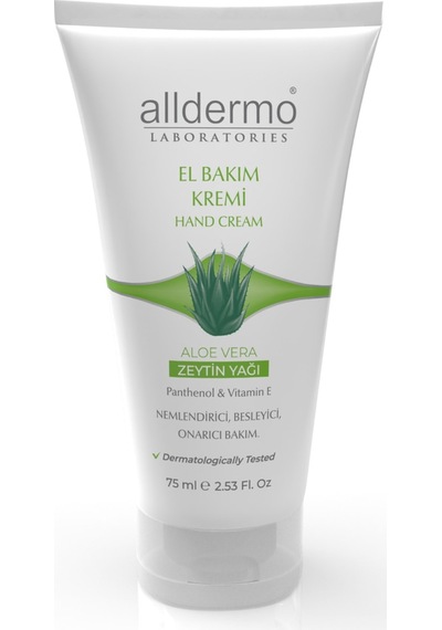 ALLDERMO EL BAKIM KREMI ZEYTINYAGLI - ALOE VERA 75 ML