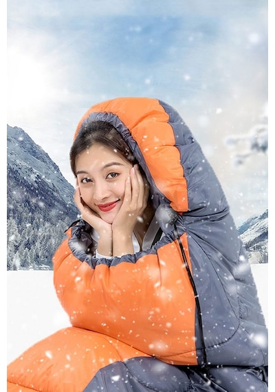 Efsane Kamp - Uyku Tulumu 2kg +5c To -10c - Turuncu