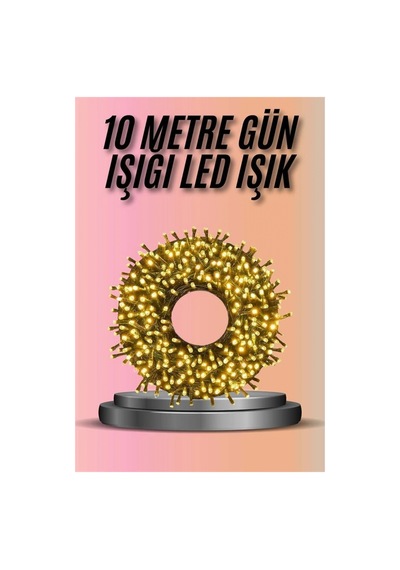 Dekoratif Aydınlatma Ampüllü 10 Metre Gün Işığı Şerit Led Çok Renkli Çok Renkli