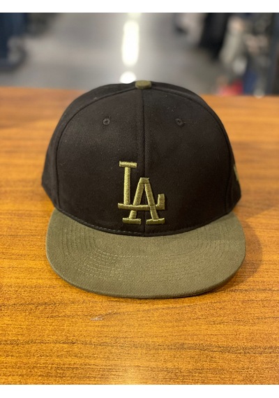 Hamze La Los Angeles Hiphop Snapback Rapper Baseball Drip Şapka Cap Siyah - Haki