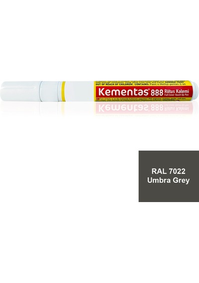 Ral 7022 Umbra Grey 211092 Tam Ört. Mob. Röt. Kal. Tam Örtücü Rötuş Kalemleri-12355