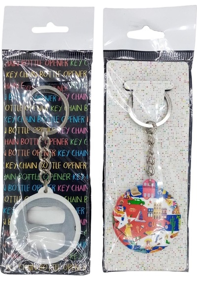 Küba Temalı Anahtarlık Kapak Açacak