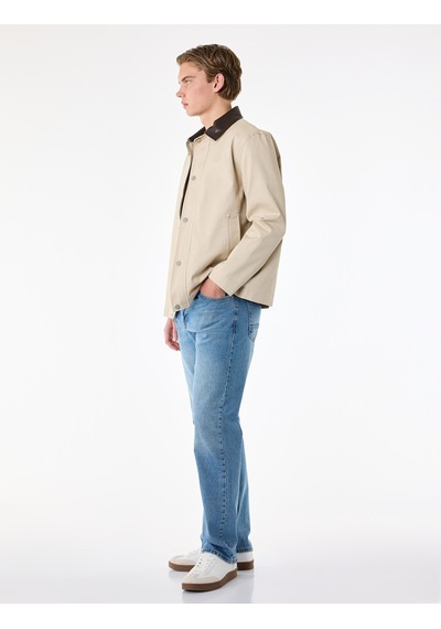 Koton Standart Bel Normal Bel Düz Paça Denim Pantolon - Mark Straight Jeans Açık İndigo 6sam40300nd Koton Standart Bel Normal Bel Düz Paça Denim Pantolon - Mark Straight Jeans Açık İndigo 6sam40300nd
