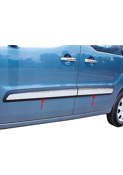 Peugeot Partner Tepee Krom Yan Kapı Çıta 4 Kapı P.çelik 2008-2018