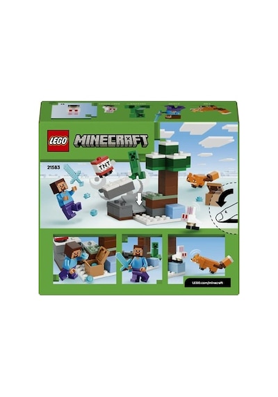 Minecraft Temalı Steve İn Tayga Macerası, 6 Yaş Ve Üzeri Eğlenceli Oyuncak